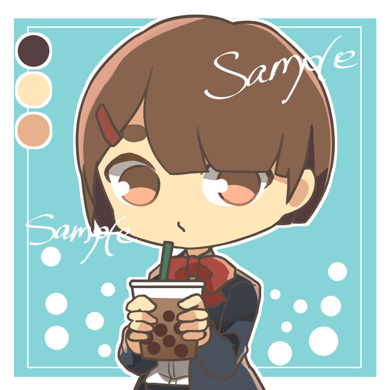 デフォルメアイコン描きます ミニキャラの可愛いアイコンはどうですか？ イメージ1