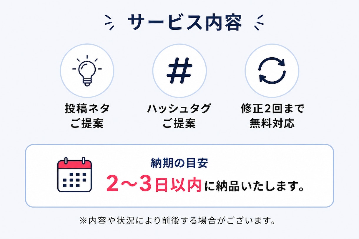 AIを活用しSNS投稿文を10本作成します 集客につながるSNS投稿文を作成します イメージ4