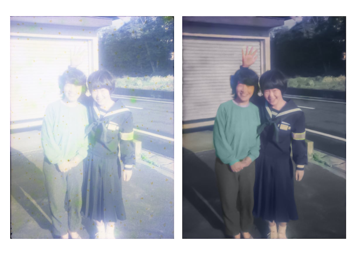 写真のデータ化して「がっかり」した方お助けします フィルム・写真をデータ化後の黄ばみ・汚れの等のレタッチ・修復 イメージ10