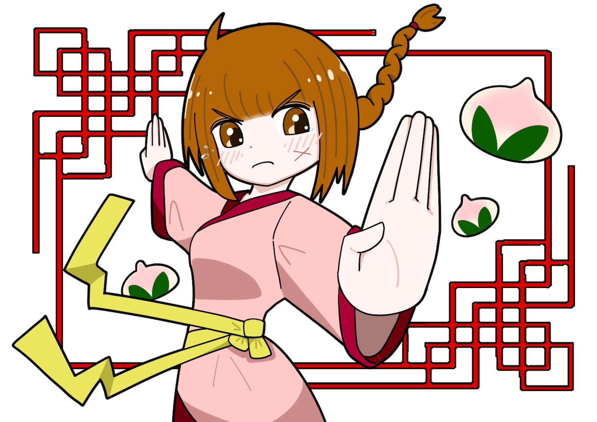 イラスト描きます シンプルな線で描くかわいいキャラクター イメージ1