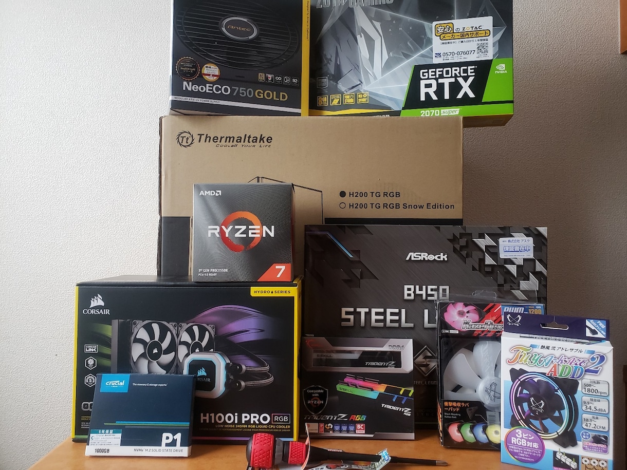 自作PC作成致します 個人の方向けに要望に沿って相談しながら作成致します! イメージ1