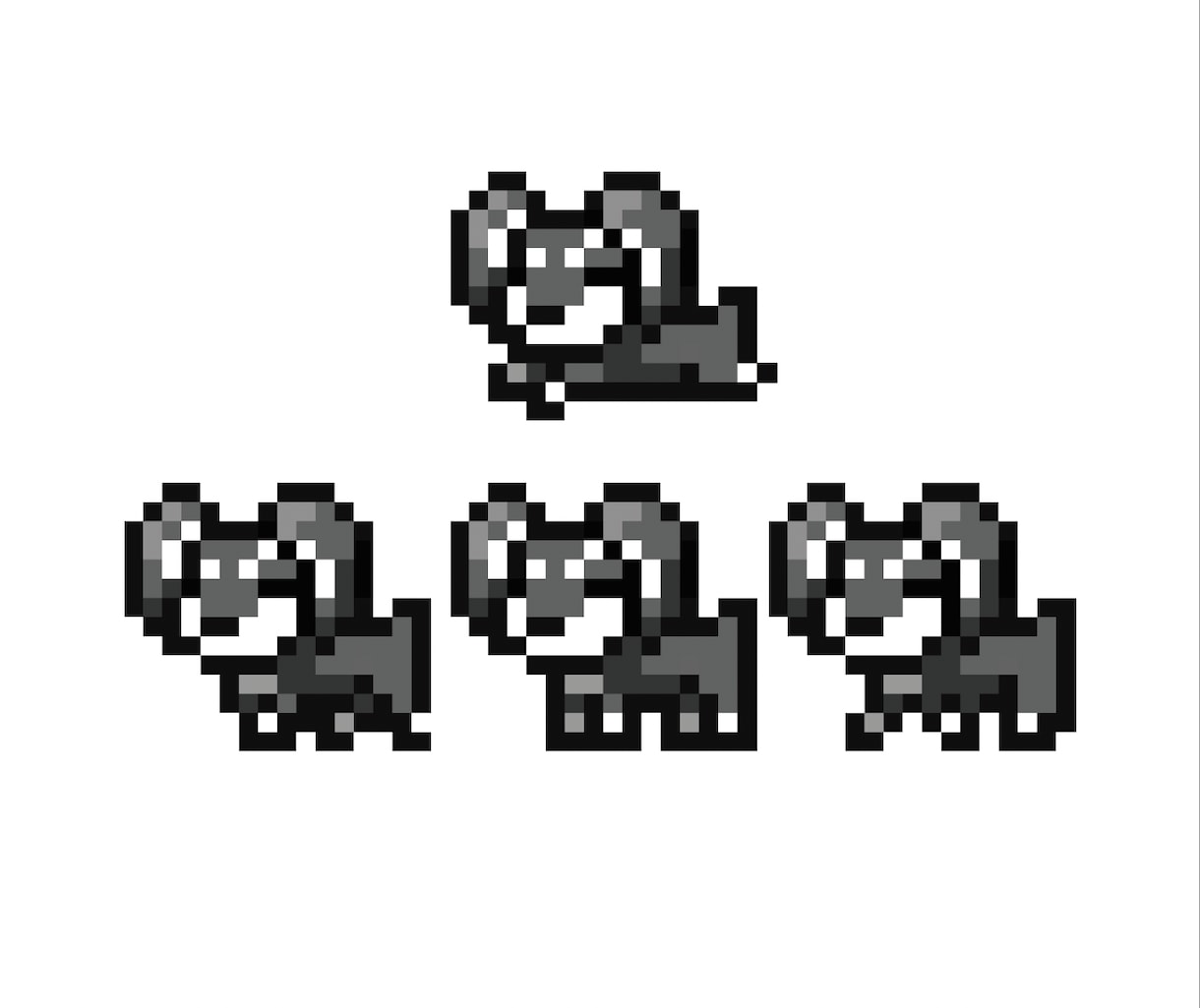 ペットをゲームのような8bit風ドット絵にします 可愛いゲームキャラ風にデフォルメ！GIFで動かす事もOK！ イメージ2