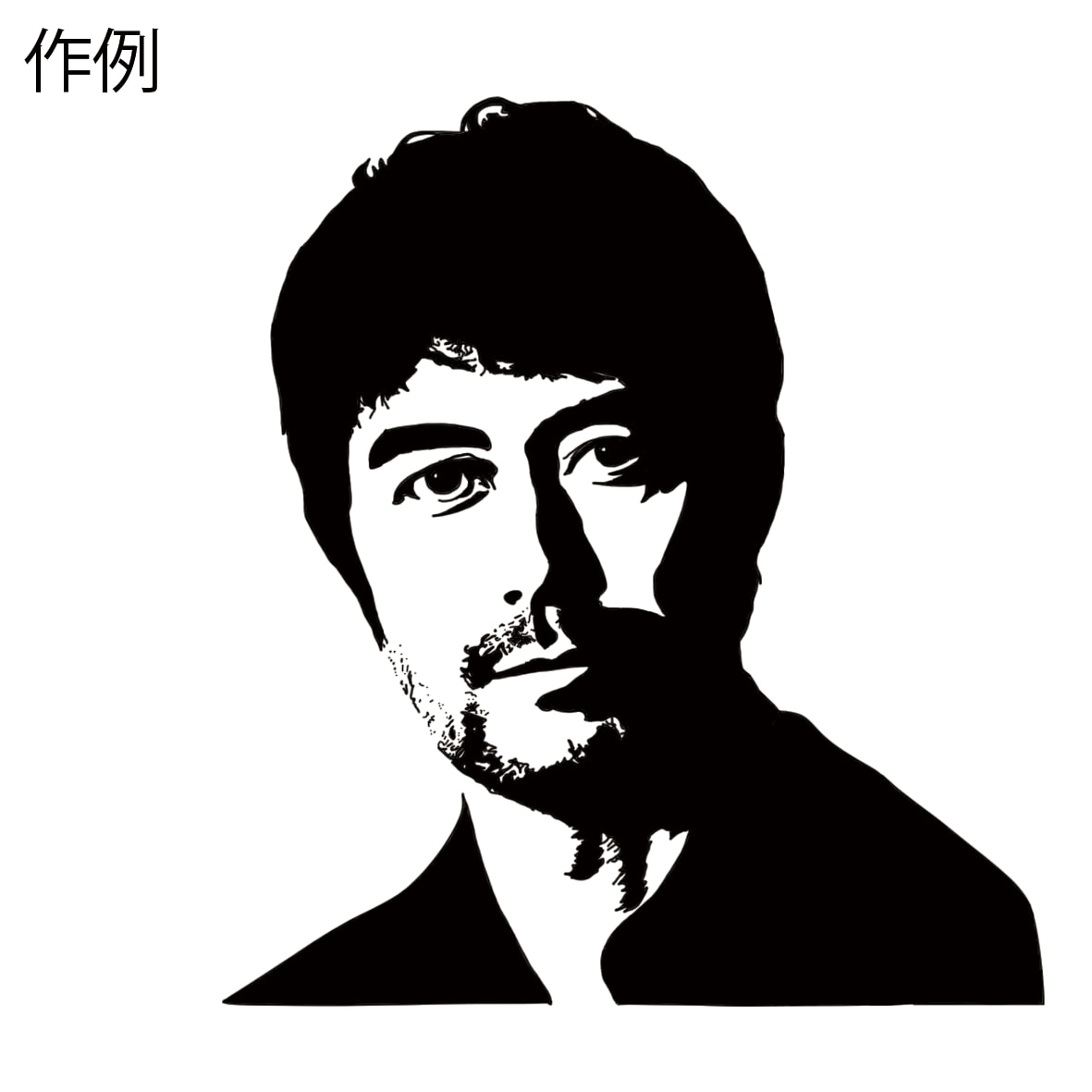 ヒステリックグラマー風の似顔絵を描きます リアルなモノクロイラスト描きます！ イメージ2