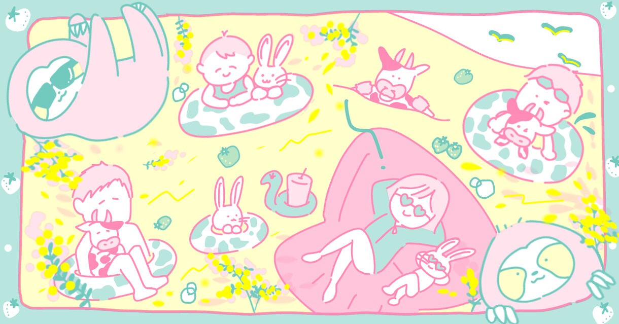 愛されゆるかわイラストお描きします あなたの好きをぎゅぎゅっと詰めこみます。 イメージ4