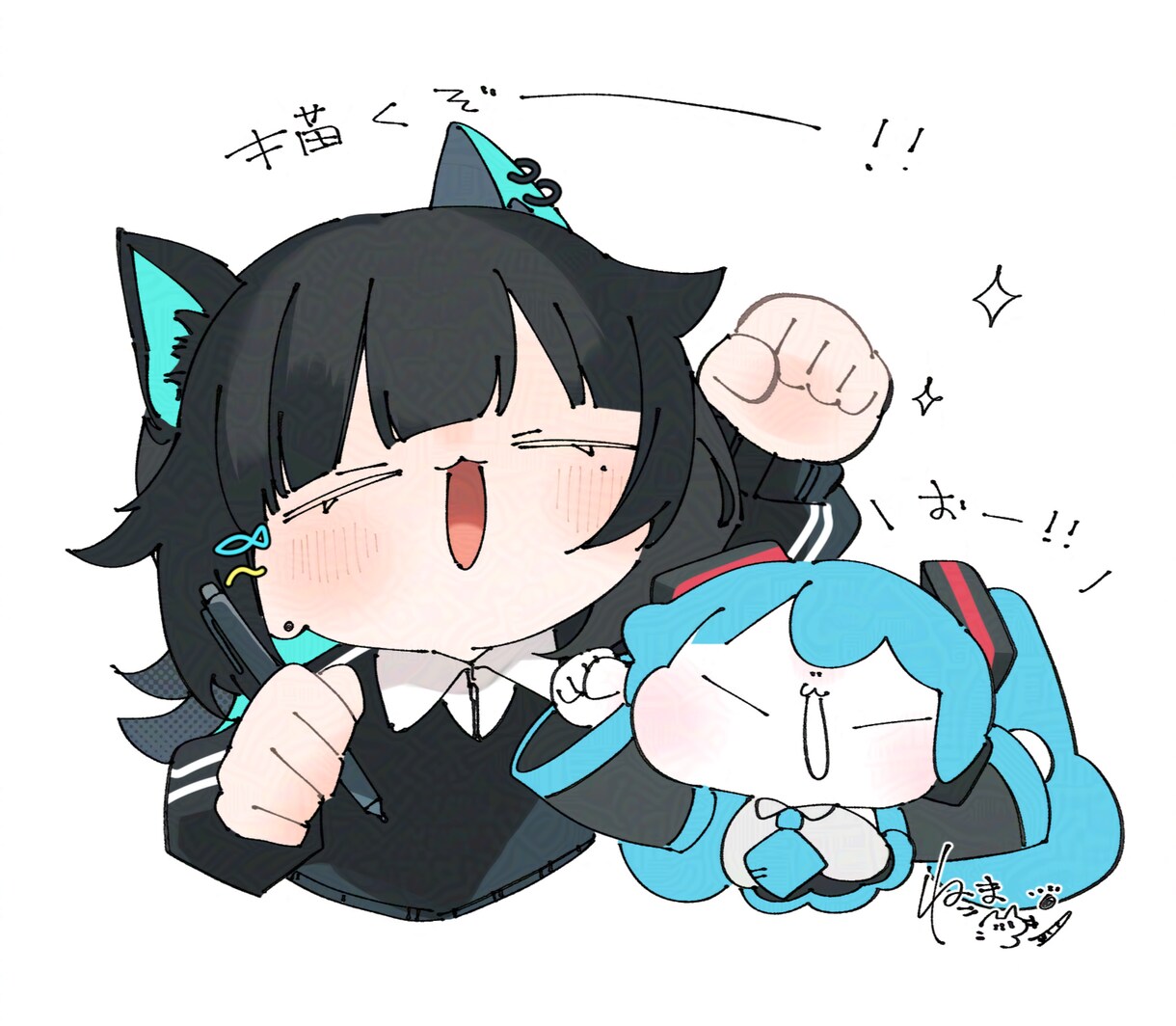 きらきらかわいいデフォルメを描きます 商用利用OK！ゆるくてかわいいデフォルメを描きます！ イメージ2