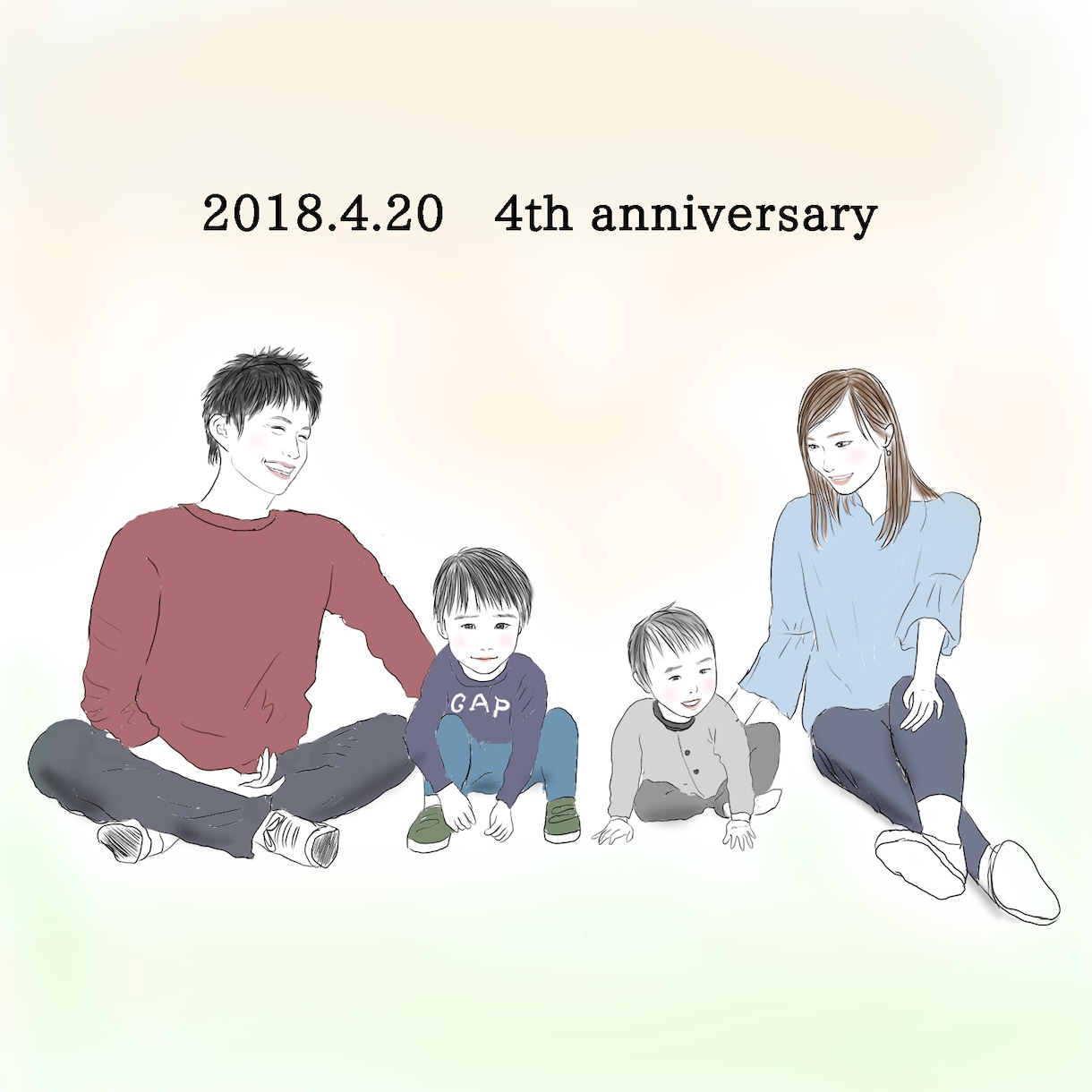 立体髪色あり/おしゃれで綺麗な絵を描きます アイコンにぴったりなオシャレな絵を描きます！家族、友達恋人に イメージ2