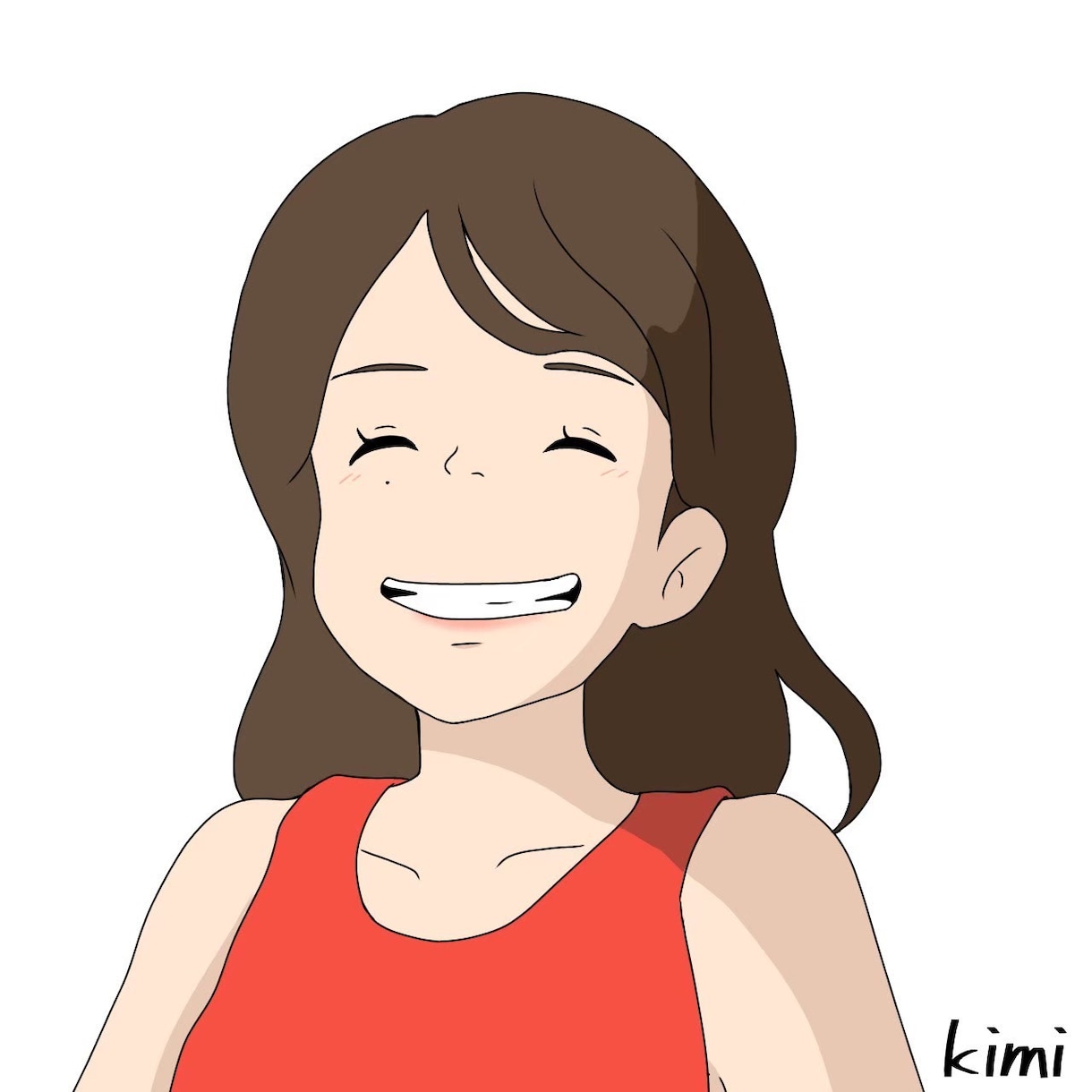 お1人様用♥❁¨̮ジブリ風の似顔絵描きます SNSアイコン、名刺、プレゼントなどにいかがですか？ イメージ3