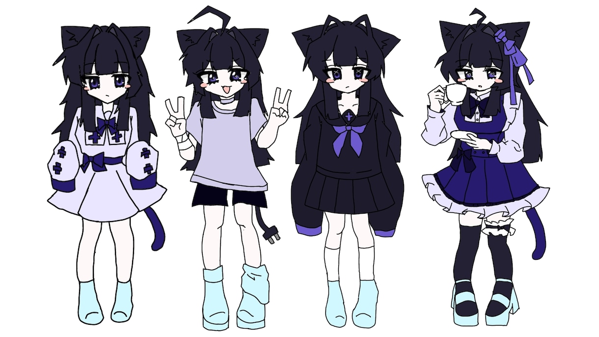 かわいい女の子立ち絵描きます ピンクでもちもちな女の子を描きます！！IRIAM向け イメージ1