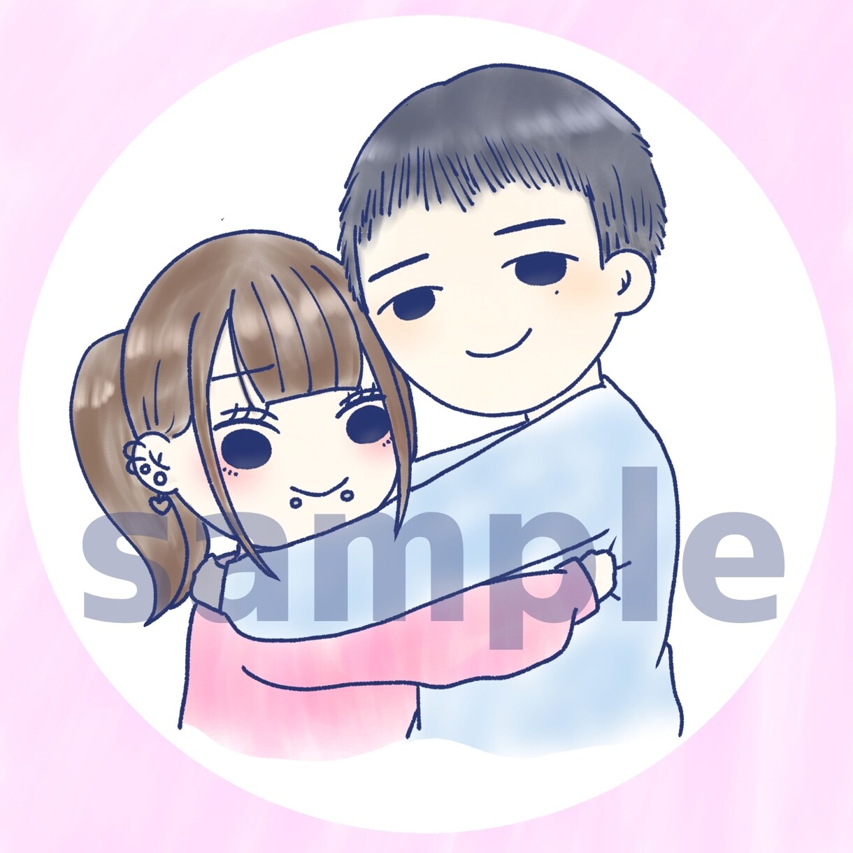 超ゆるゆるな似顔絵描きます SNSやブログにも！低価格でお描きします！ イメージ4