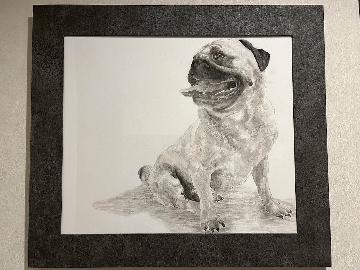 水墨画でお好きな動物や、ペットの似顔絵を描きます 本格的な水墨画です。自然体の動植物の生命を描くのが得意です。 イメージ2