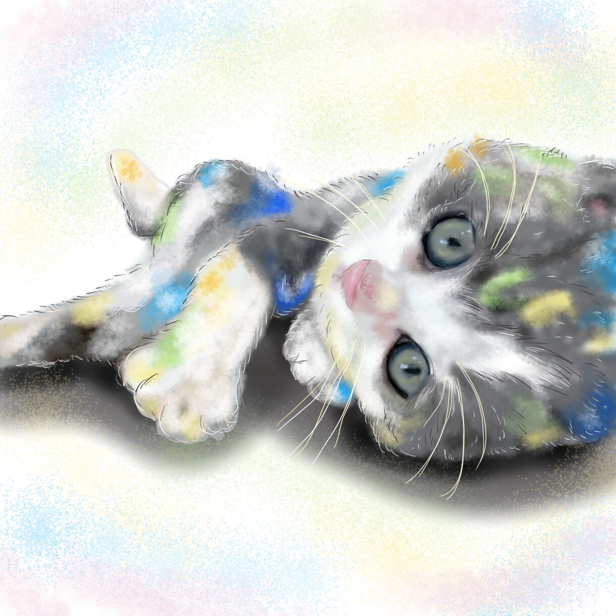 似顔絵アート☆ペットのイラスト描きます うちの仔をアートに！only one似顔絵 イメージ6