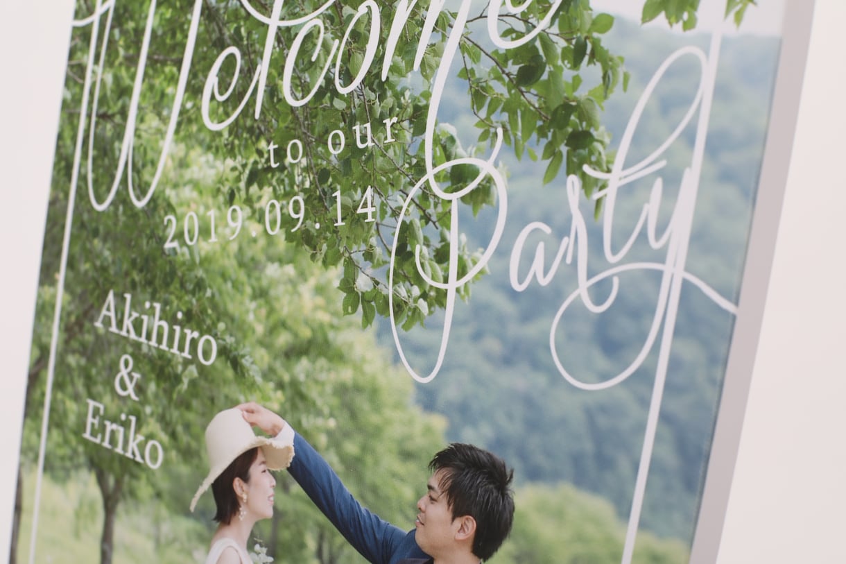 ２　結婚式　オリジナル　ウェルカムボード作ります お気に入りの写真で世界に一つのウェルカムボードを作ります イメージ3