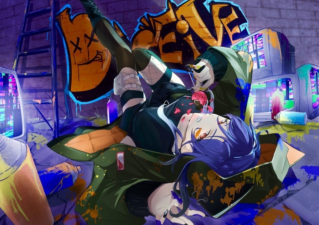 雰囲気重視！バチバチに映える⚡️一枚絵制作します VTuber様、配信者様向け！サムネ･一枚絵・グッズ対応！ イメージ1