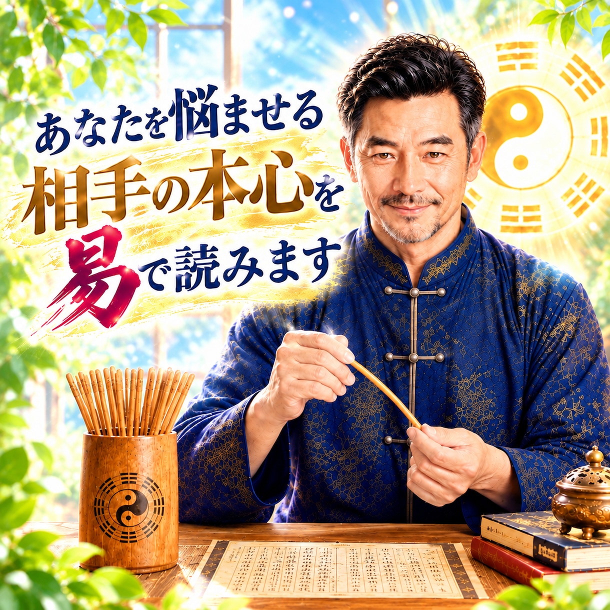 あなたを悩ませる相手の本心を易で読みます 表面では見えない感情と今後の関係性を占う鑑定 イメージ1
