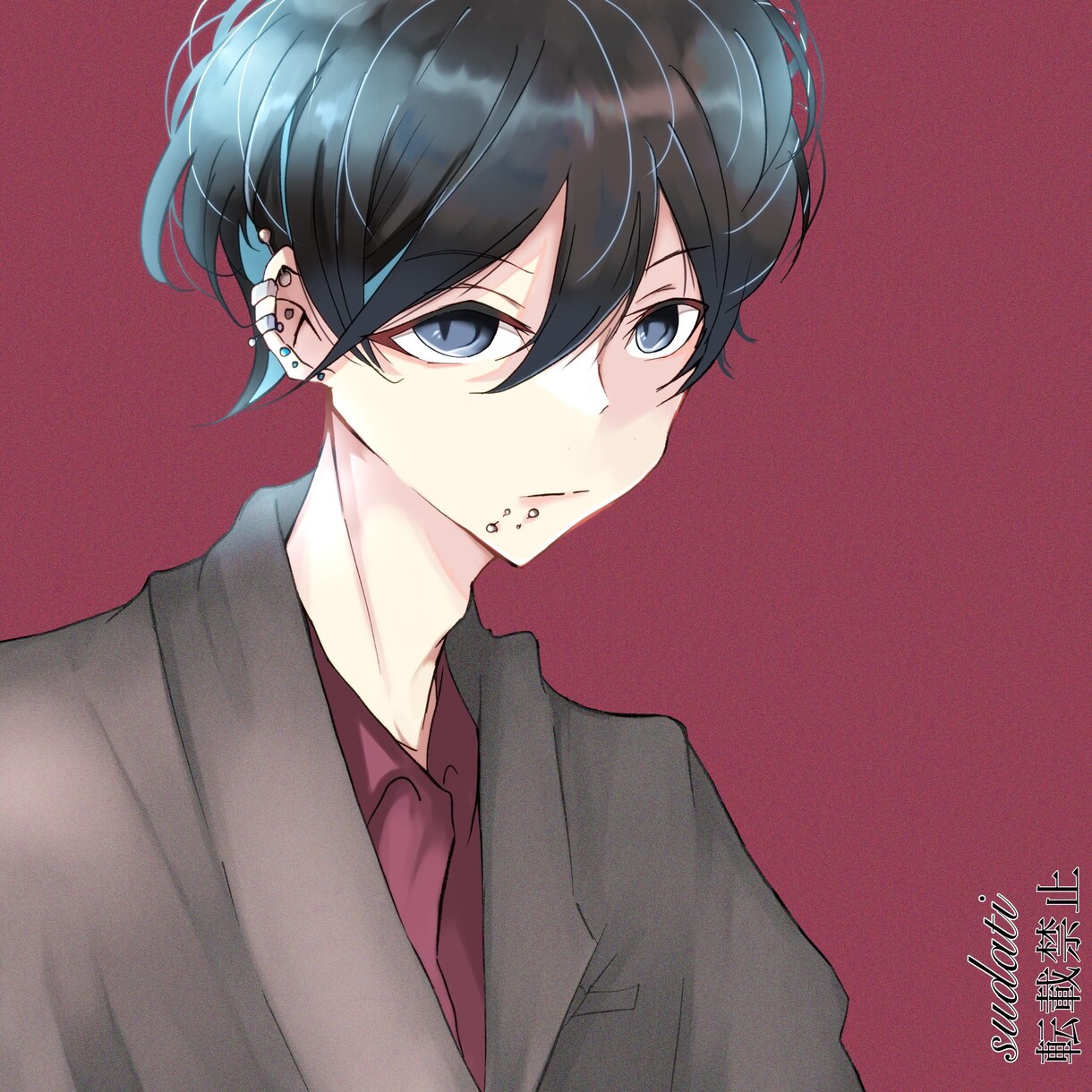 カッコ可愛い目を惹くアイコン描きます 世界に一枚だけの貴方のアイコンを描かせて下さい＾＾ イメージ5