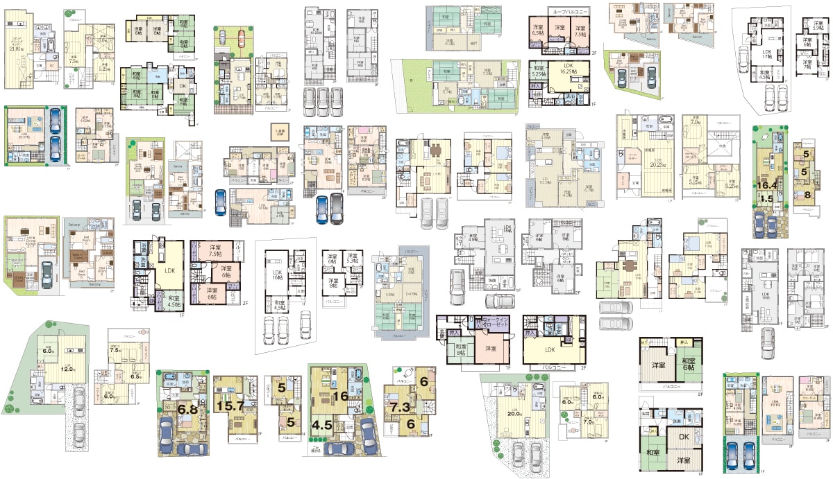 オリジナルデザインの間取り図を作成します フルオーダーの制作仕様で。プロがご利用いただけるデータです。 イメージ1