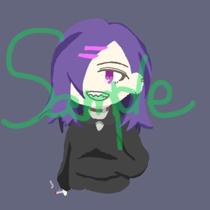 資料があれば格安！SNS用のアイコン描きます デフォルメタッチでアイコンにぴったりの絵を制作します イメージ2