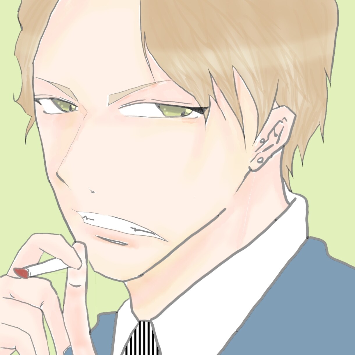 貴方のオリキャラ描きます 半身絵 デジタル絵 アナログ絵 イメージ1