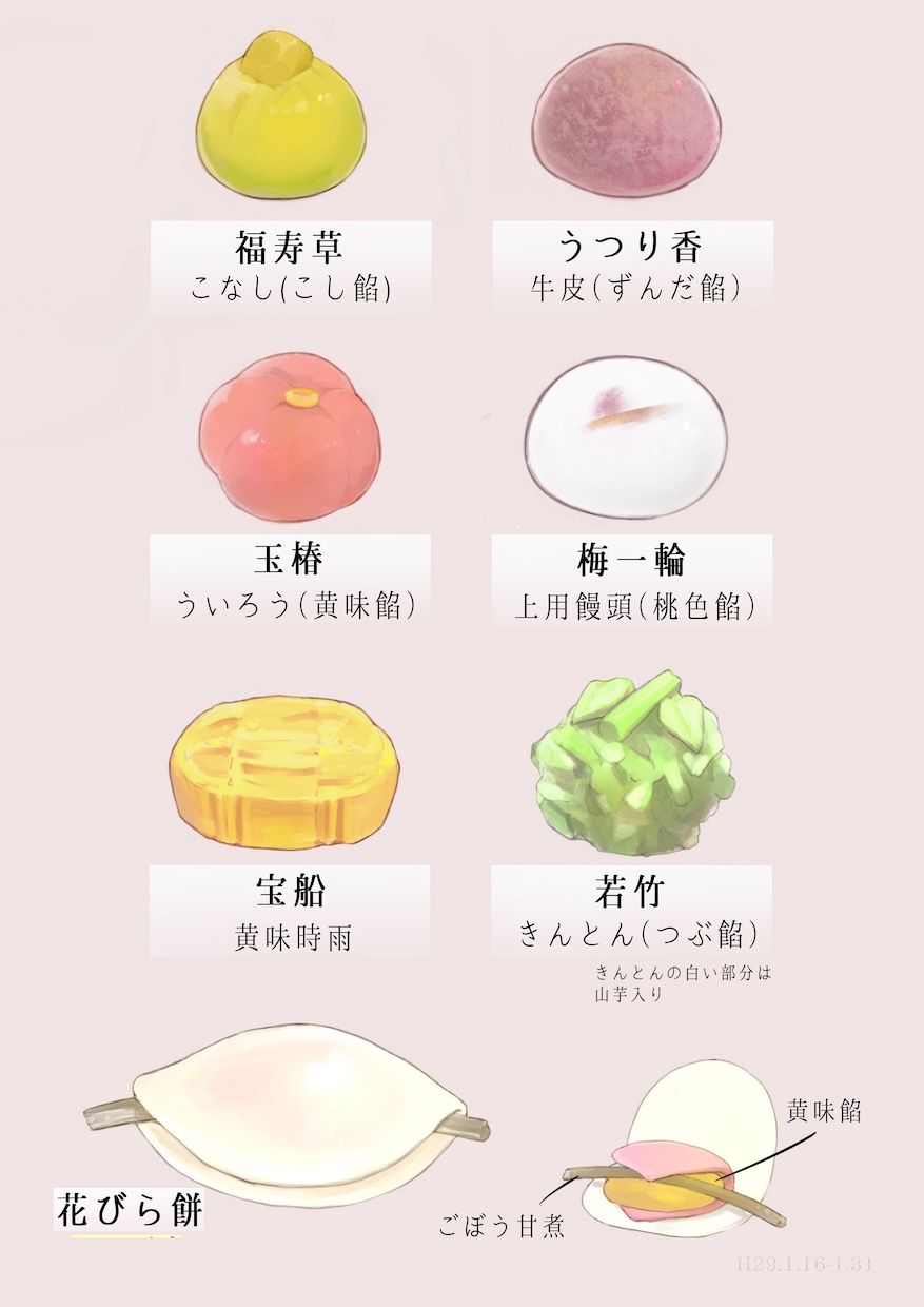 甘いものイラスト【和菓子・洋菓子・飲み物】描きます お菓子やスイーツなど「甘いもの」のイラスト制作承ります！ イメージ1