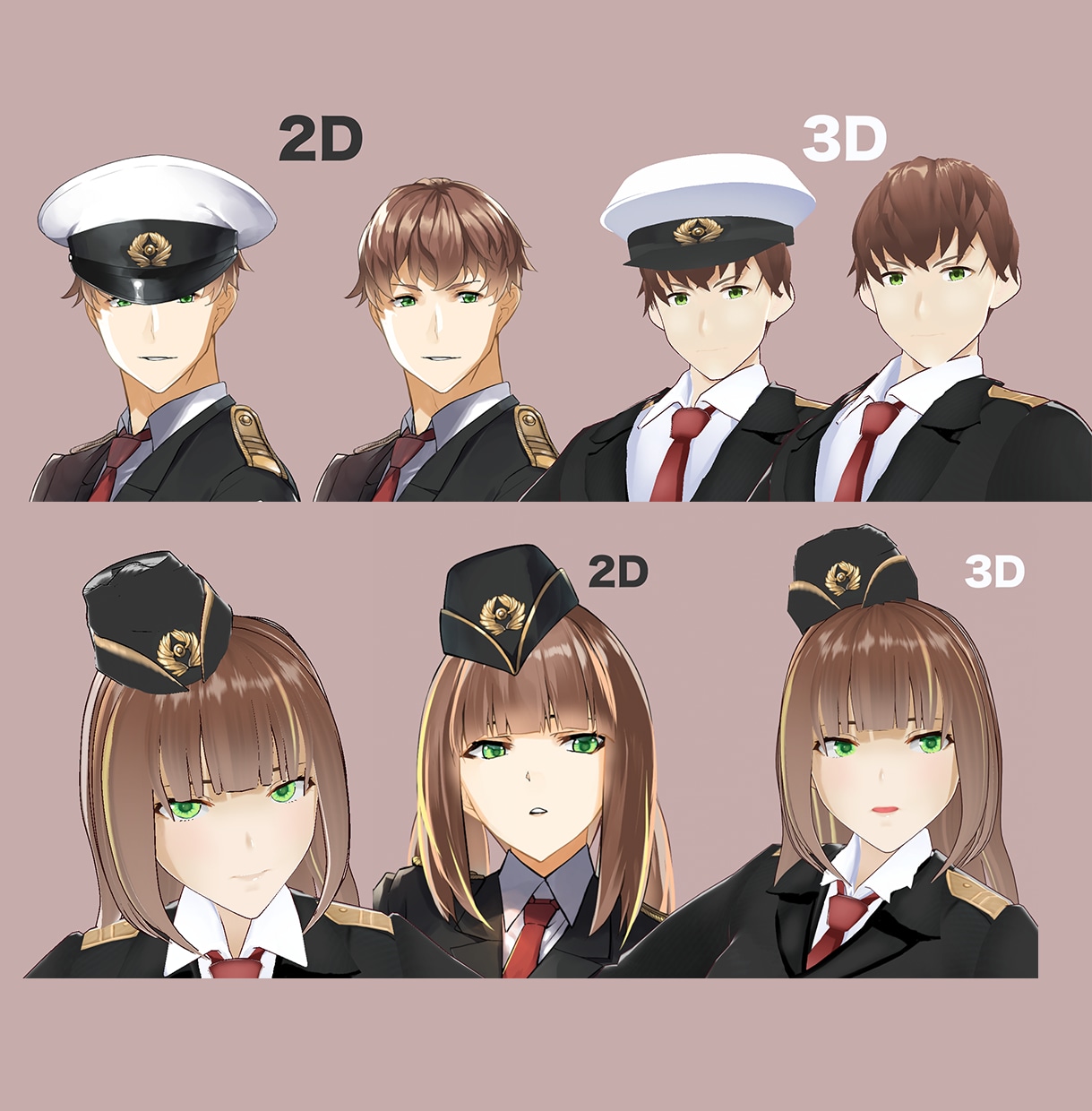 VRoid+Blenderでﾓﾃﾞﾘﾝｸﾞします 持ち込みイラストorｷｬﾗﾃﾞｻﾞ依頼で０から制作もOK！ イメージ7