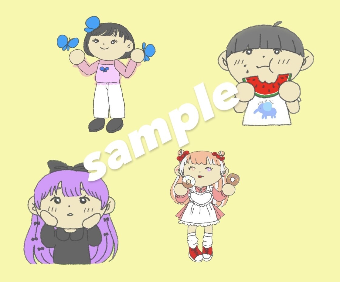 ゆるっとかわいいデフォルメイラストをお描きします アイコンや挿絵、プレゼントにぜひご利用くださいʕ•ᴥ•ʔ イメージ6