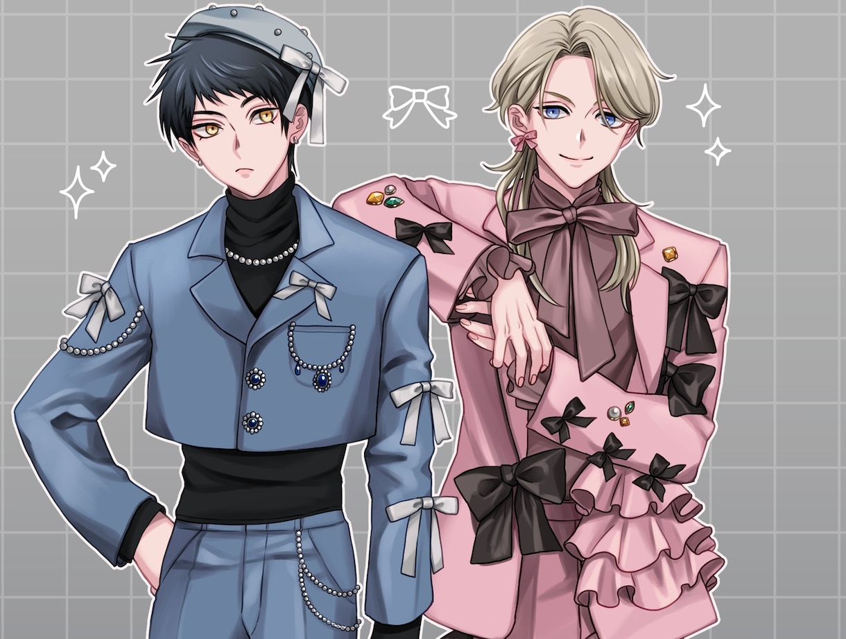 垢抜け、おしゃれ雰囲気重視のイラスト制作します SNSアイコン / 創作 / プレゼントにもおすすめ♪ イメージ1