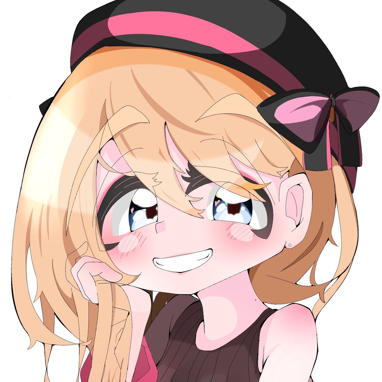 アイコン描きます 元気系の女の子のイラスト描きます。 イメージ1