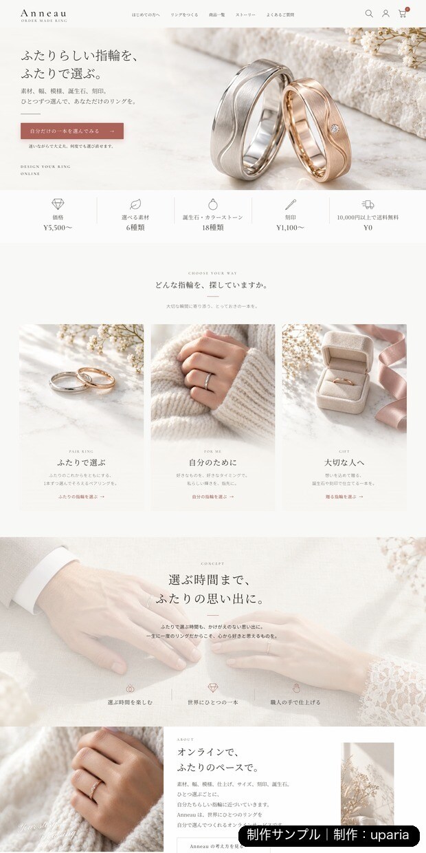自分で更新できる会社・お店のホームページを作ります WordPressで5ページから。公開まで一括 イメージ3