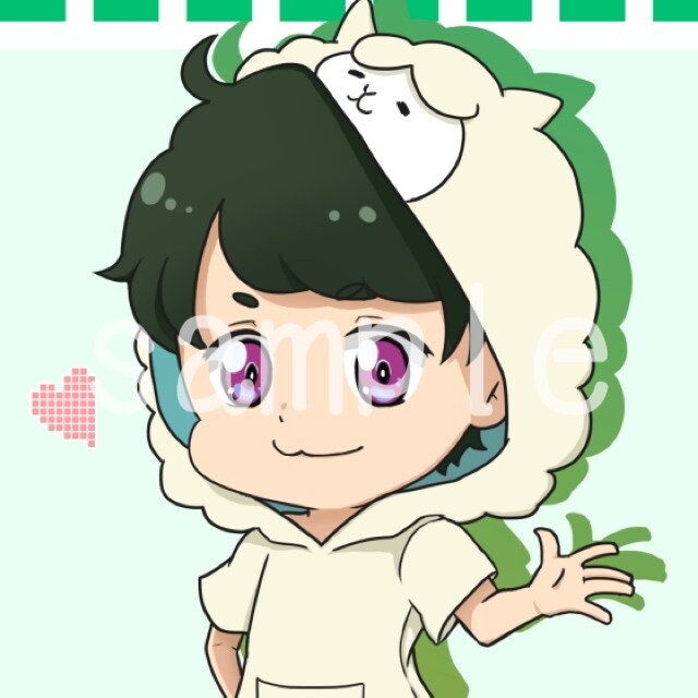 無料修正.ラフ案.無制限！SNS用アイコン描きます 版権/創作/あなたの思い描くイラストを描かせてください✲*ﾟ イメージ5