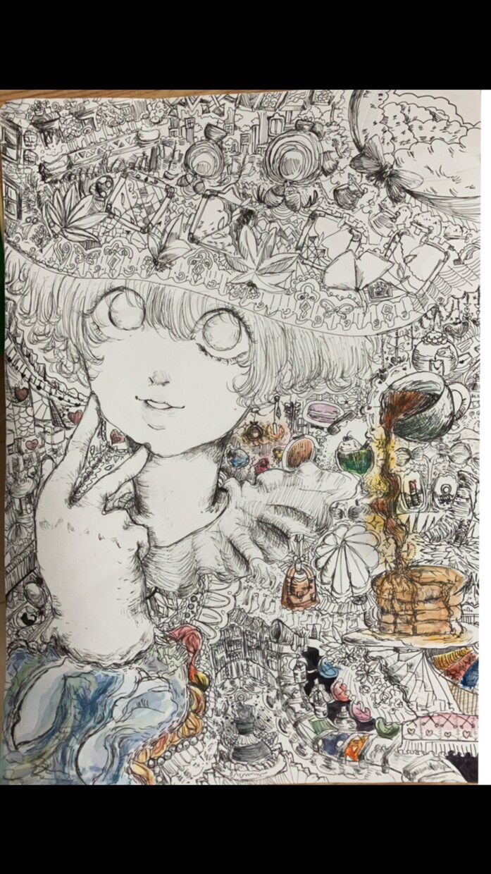 細かい絵の好きな方に独特な世界観の絵を描きます アンティークやファンタジーなどの独特な世界観の絵を描きます！ イメージ2