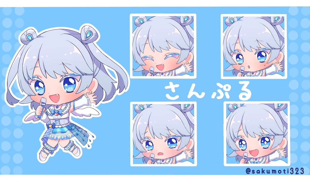 デフォルメで1枚絵、アイコン、ヘッダー作成します もちもちかわいい絵を描くのが得意です！ イメージ9
