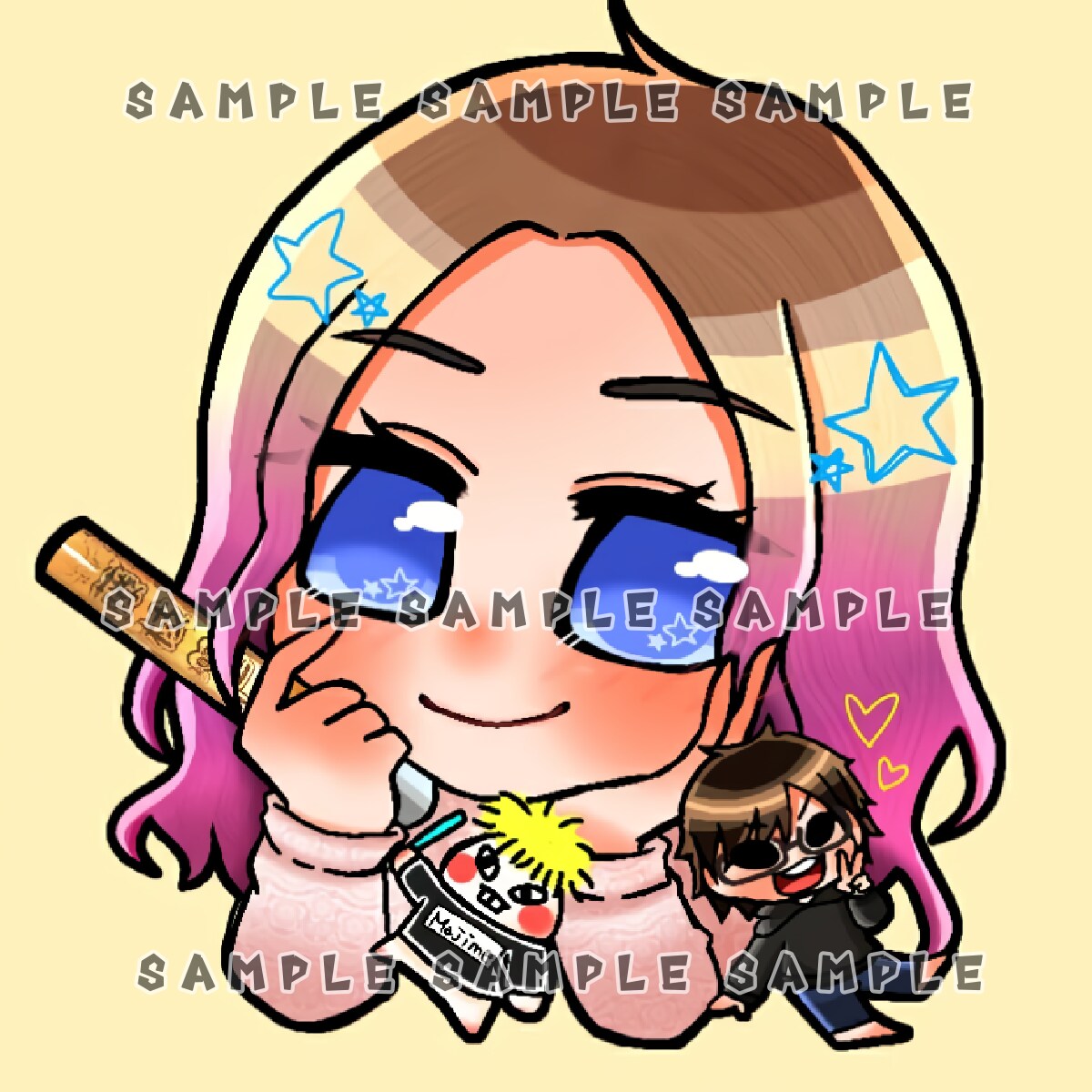 Twitter等のSNS用アイコン描かせて頂きます 世界に一つだけ貴方様だけのアイコンを描きます！ イメージ4