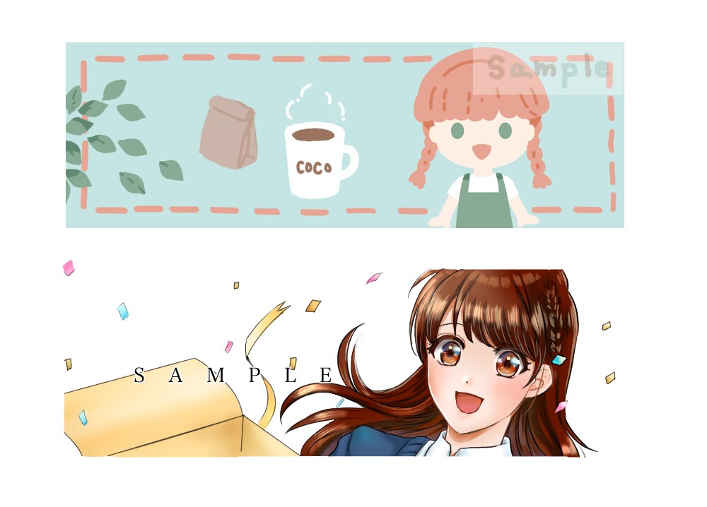 SNS用アイコン・ヘッダー描きます あなたのイメージを絵にします。 イメージ2