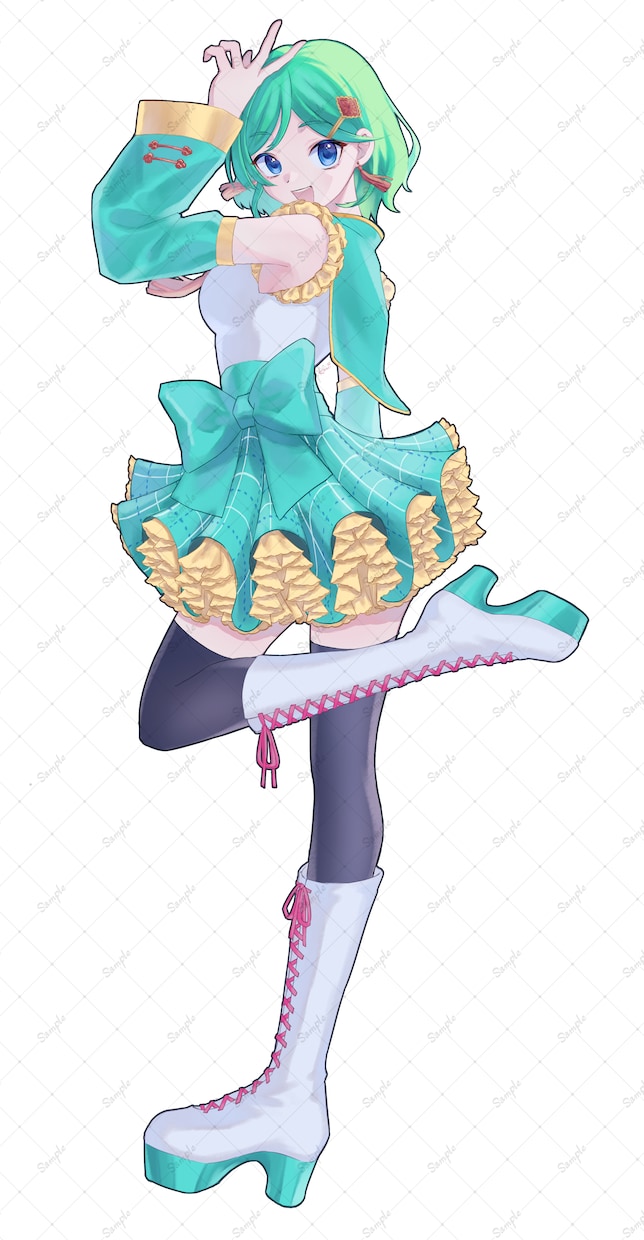 デジタルで魅力的な人物イラスト描きます SNSアイコンに！歌ってみたのサムネイルに！プレゼント用に！ イメージ5