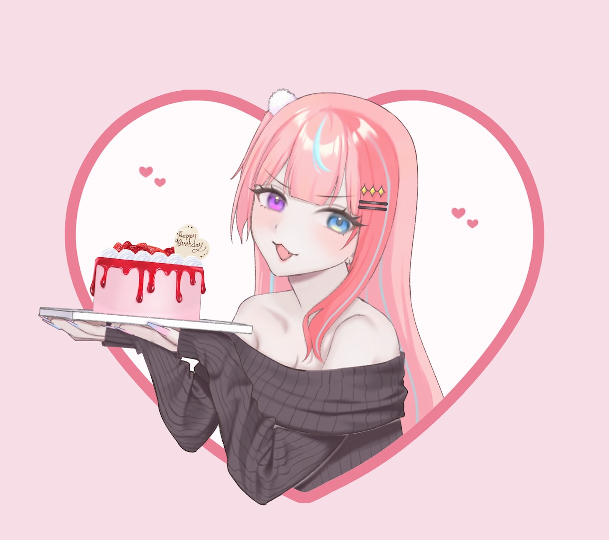 ご希望のイラストを制作いたします グッズ、歌ってみた用イラストなど。お気軽にご相談ください！ イメージ1