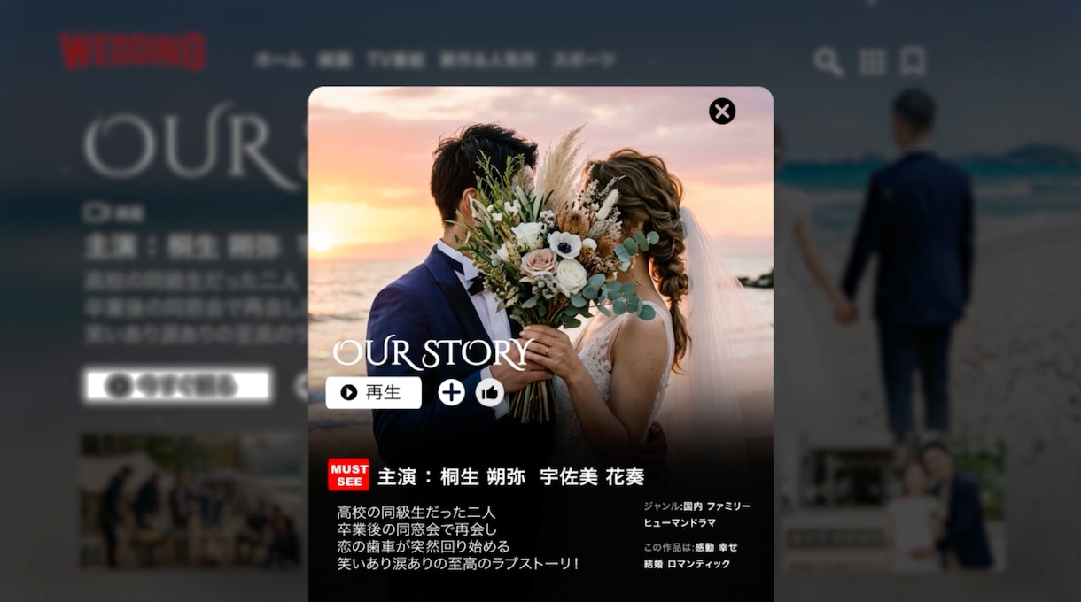NETFLIX風！人生の軌跡を紡ぐムービー作ります アレンジ可能！フィルム風のプロフィールムービーを制作します！ イメージ1