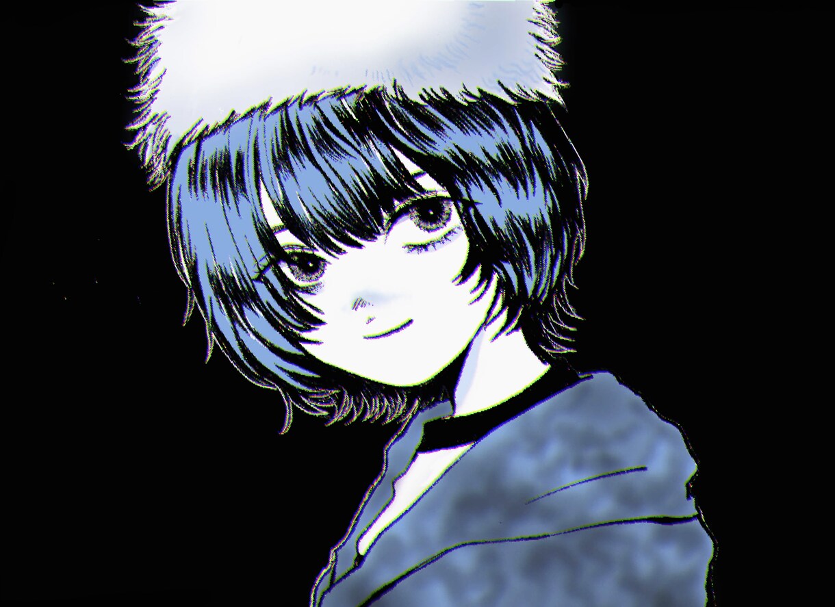 病みかわいい似顔絵イラストを描きます バストアップ、顔アップの似顔絵イラストを制作します！ イメージ5