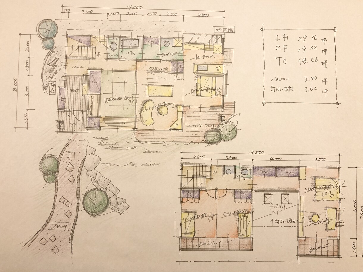 新築かリフォームか迷っている方、両方図面を書きます 新築、リフォームどちらの図面も書いてみて、見比べてみよう イメージ6