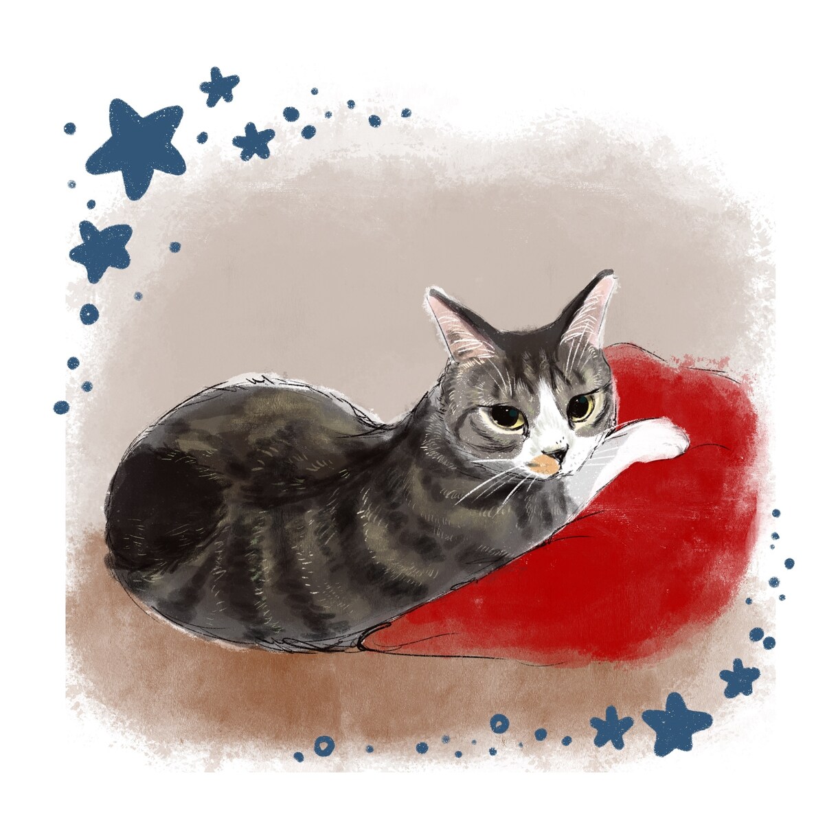 あなたのペットを可愛くそっくりに描きます 大切なペットとの思い出を形に。 イメージ3