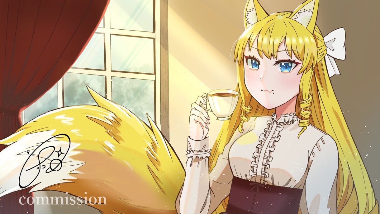 商用利用0円！立ち絵・一枚絵など丁寧に描きます アイコン・ヘッダー・VTuber等、商用利用OK！安心対応 イメージ5