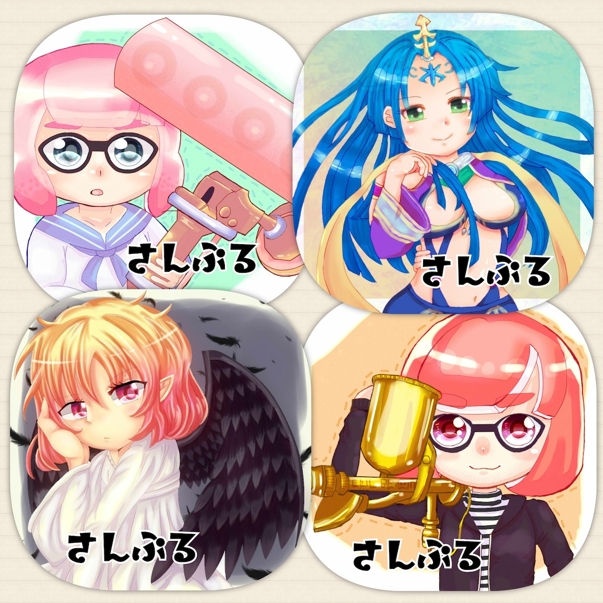 イラストオーダー承ります あなただけのオリジナルアイコン⋈♡*｡ﾟ イメージ2