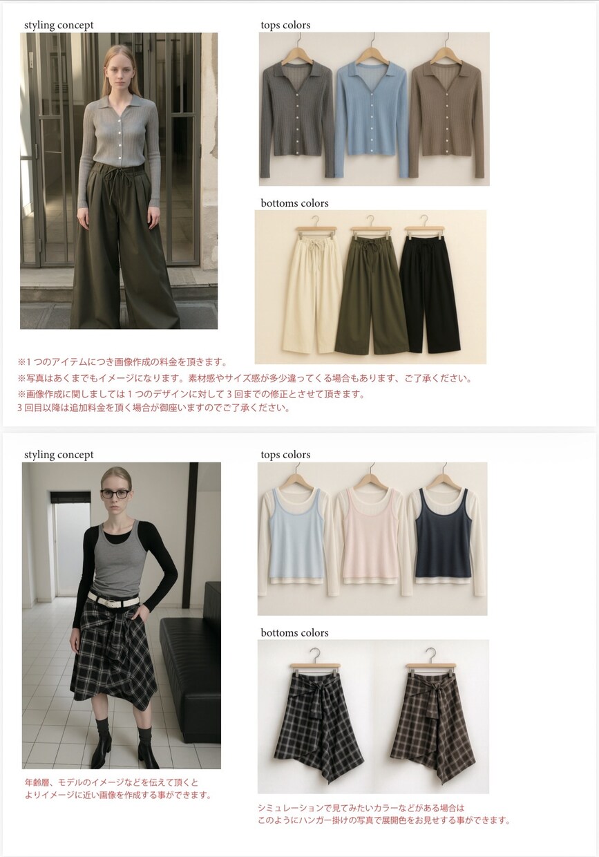 ファッションコーディネート画像を制作します 商品写真からブランドに合う着用イメージ画像を作成 イメージ1
