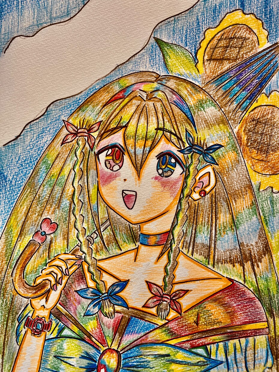 あなただけのオリジナルヒロインを手描きします。ます オリジナルヒロインの作画の提供。 イメージ5