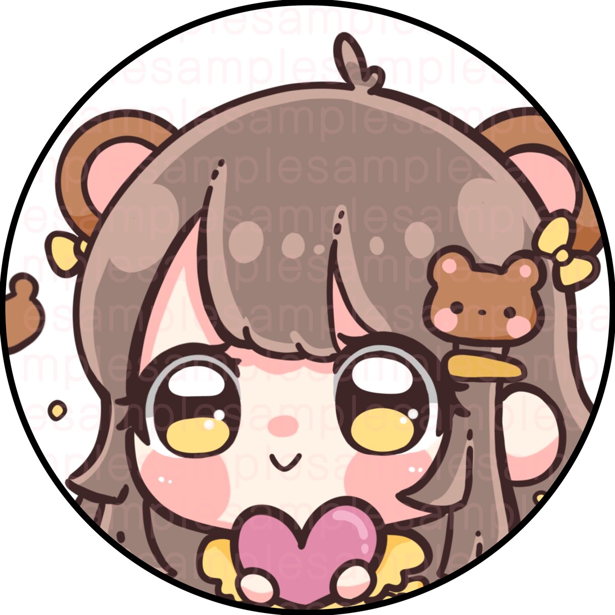 うるっとおめめのアイコンを描きます 可愛いデフォルメイラストをできる限り理想に近く制作します！ イメージ3