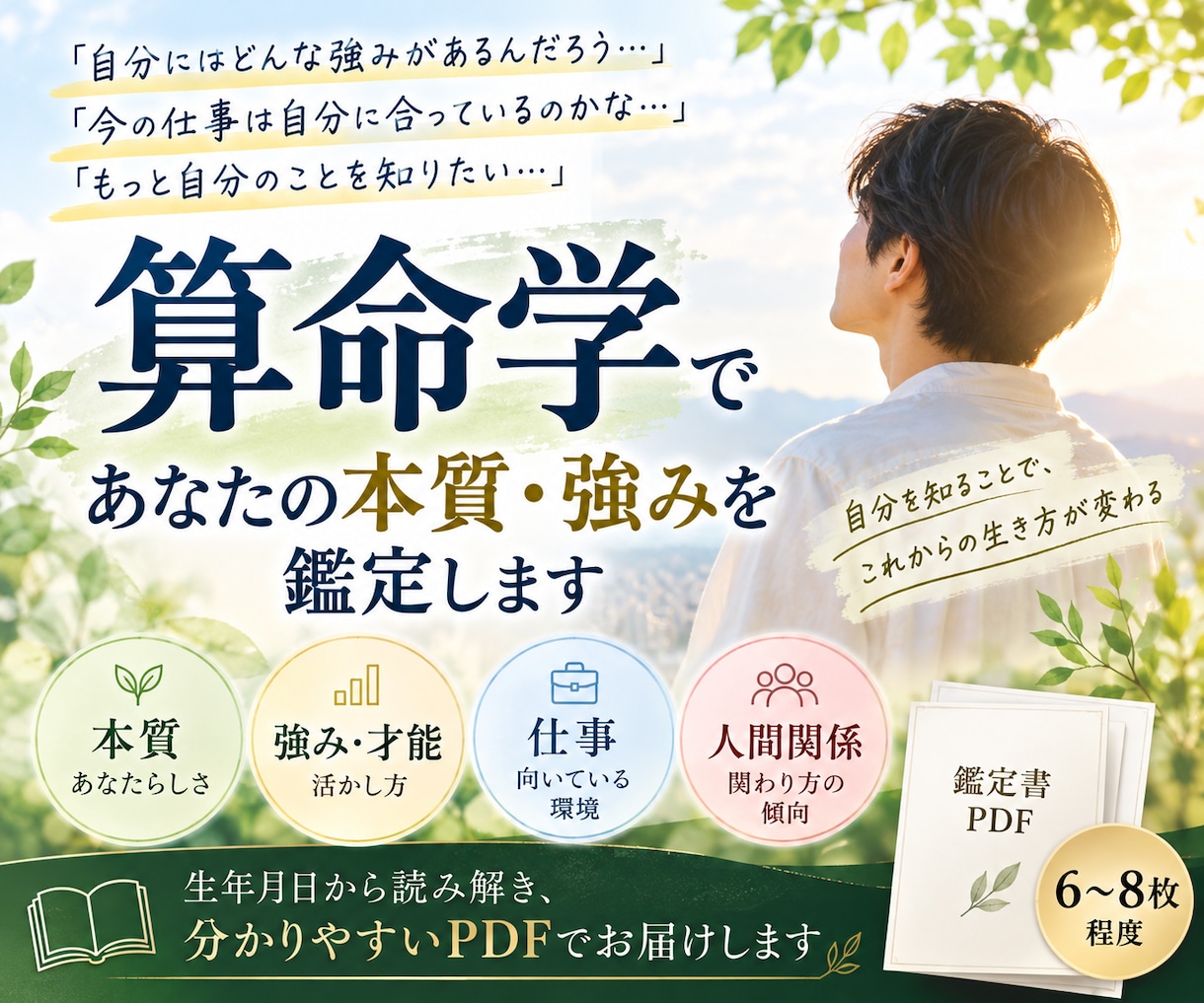 算命学であなたの本質・強みを鑑定します 仕事・人間関係・生き方を算命学で読み解きます イメージ1