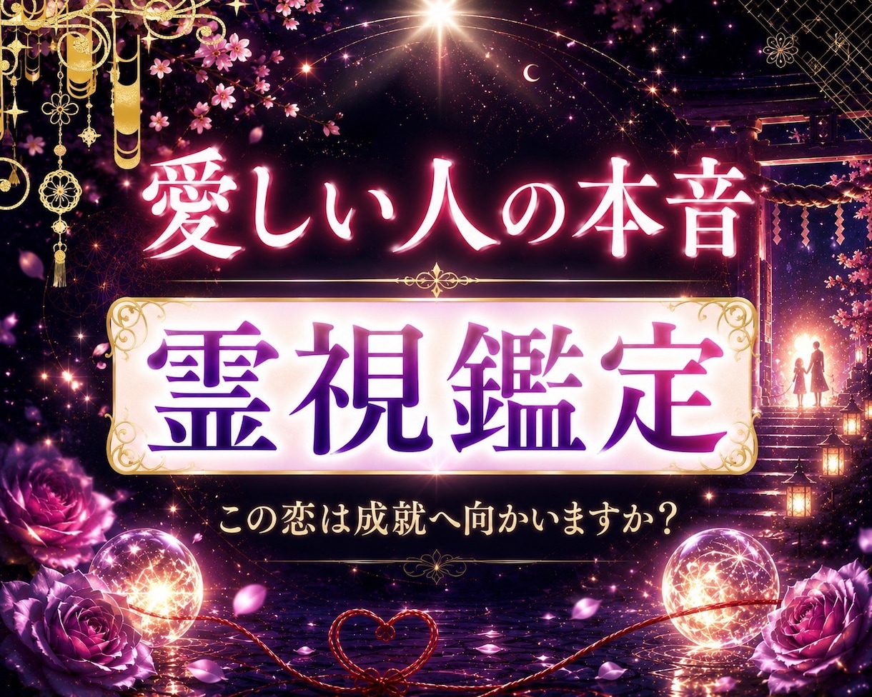 神秘の霊視で、心の奥にある想いを丁寧に読み解きます 音信不通・復縁・秘密の恋｜相手の気持ちと宿縁を読み解きます イメージ1