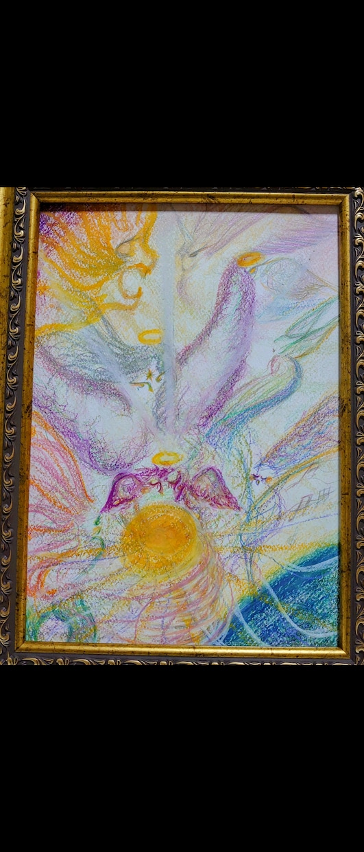 魂の記憶を呼び覚ます✳スピリチュアルアート描きます 今、次元を超えていく＊過去世からチャネリングエネルギーアート イメージ6
