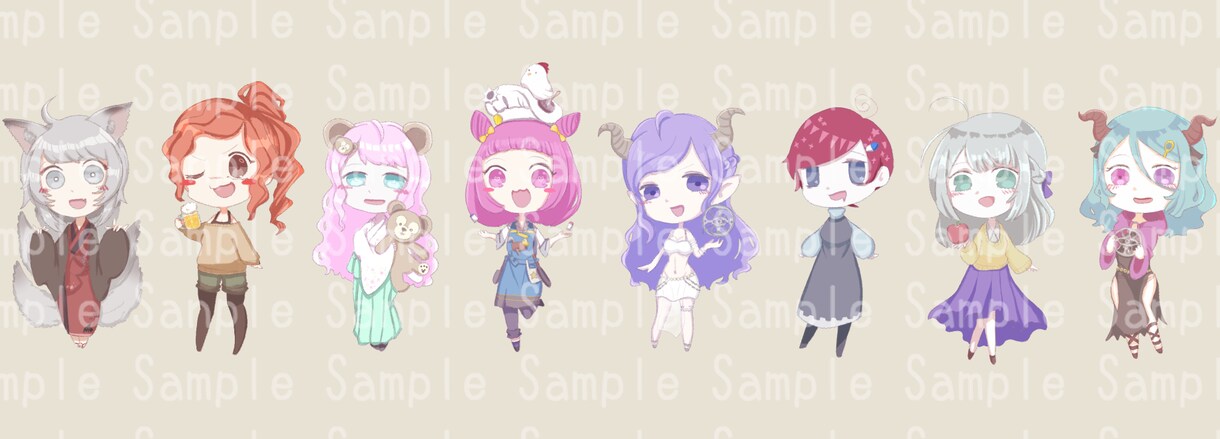 ほのぼのからほの暗さあるアイコン描きます 一目で興味惹かれるアイコンを持ってみませんか？ イメージ7