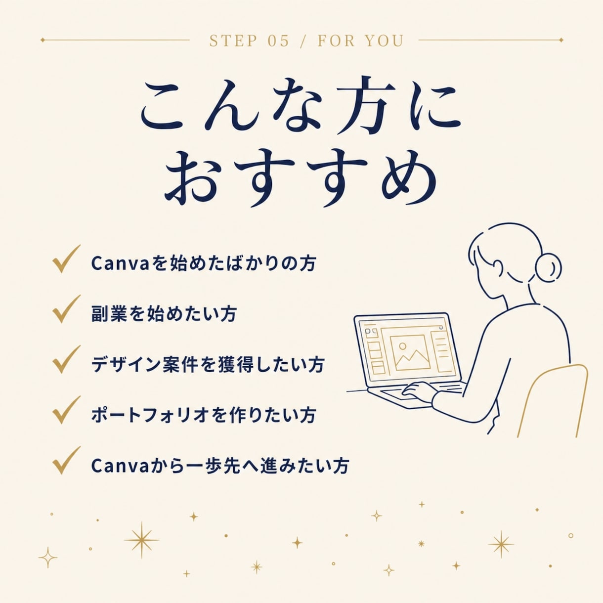 初心者様歓迎！Canvaで稼ぐための直接指導します Canvaを学ぶから、Canvaで稼ぐまでを網羅するレッスン イメージ5