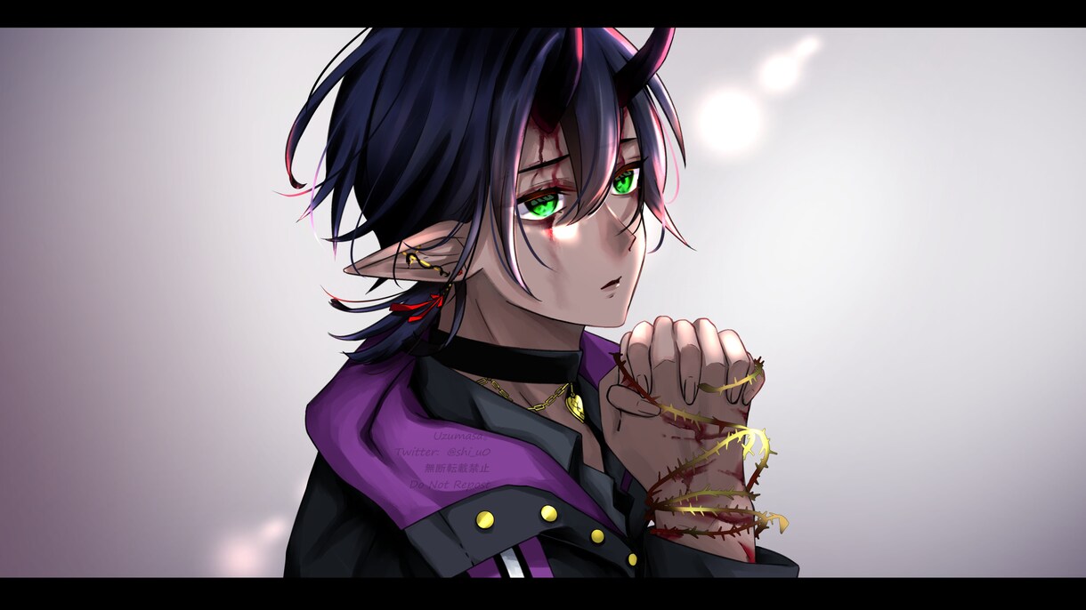 イラスト制作いたします 動画内/サムネ 挿絵 イラスト全般等 儚げな雰囲気が得意です イメージ8